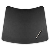 Classic Black Leather Conference Table Pad, for Round Table
